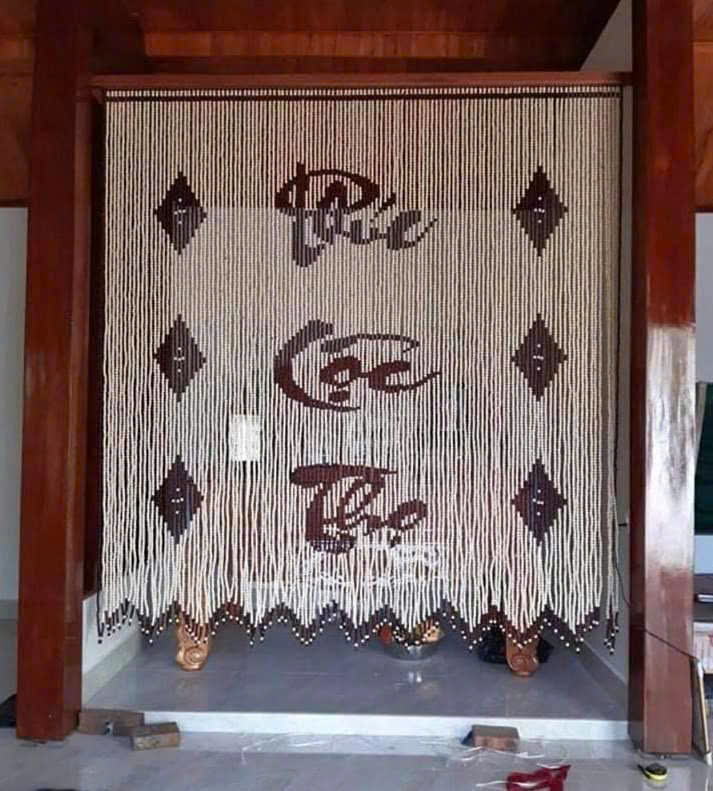 rèm hạt gỗ giá rẻ