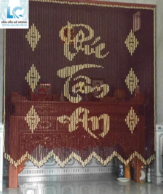 RÈM HẠT GỖ PHÒNG THỜ