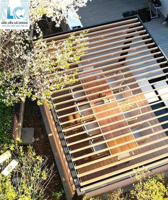 MÁI NHÔM PERGOLA M04
